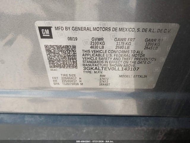 2020 GMC TERRAIN AWD SLE 9
