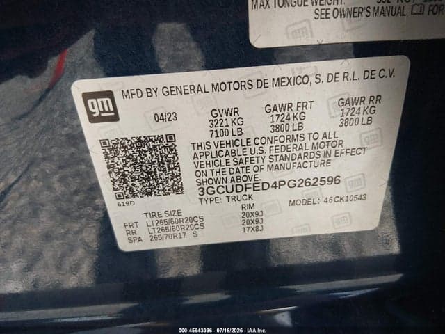 2023 CHEVROLET SILVERADO 1500 4WD SHORT BED LT TRAIL BOSS 9