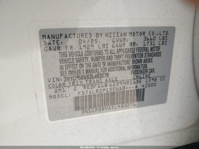 2025 NISSAN KICKS PLAY S 9