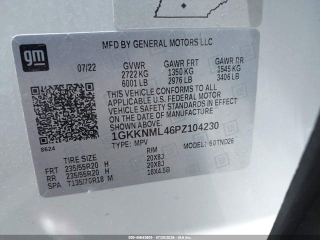 2023 GMC ACADIA FWD SLT 9