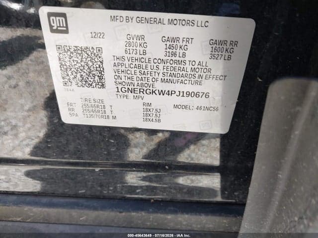 2023 CHEVROLET TRAVERSE FWD LT CLOTH 9
