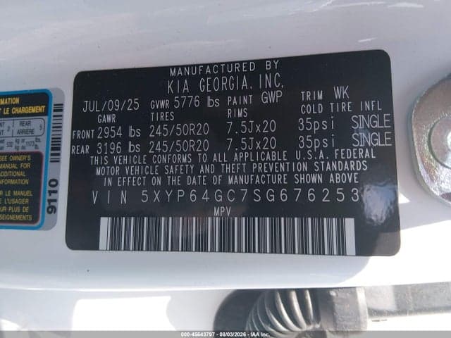 2025 KIA TELLURIDE S 9