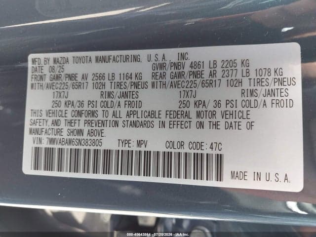 2025 MAZDA CX-50 2.5 S SELECT PACKAGE 9