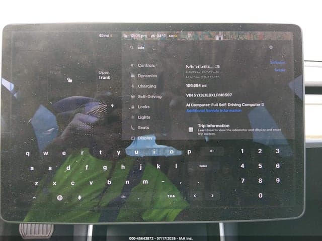 2020 TESLA MODEL 3 LONG RANGE DUAL MOTOR ALL-WHEEL DRIVE 7