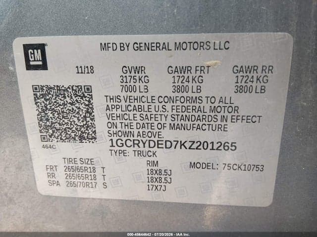 2019 CHEVROLET SILVERADO 1500 LT 9