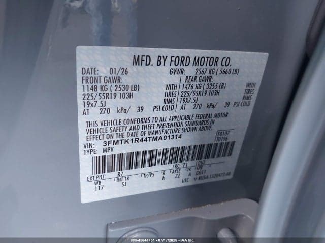 2026 FORD MUSTANG MACH-E SELECT 9