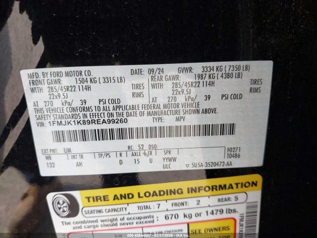 2024 FORD EXPEDITION MAX LIMITED 9