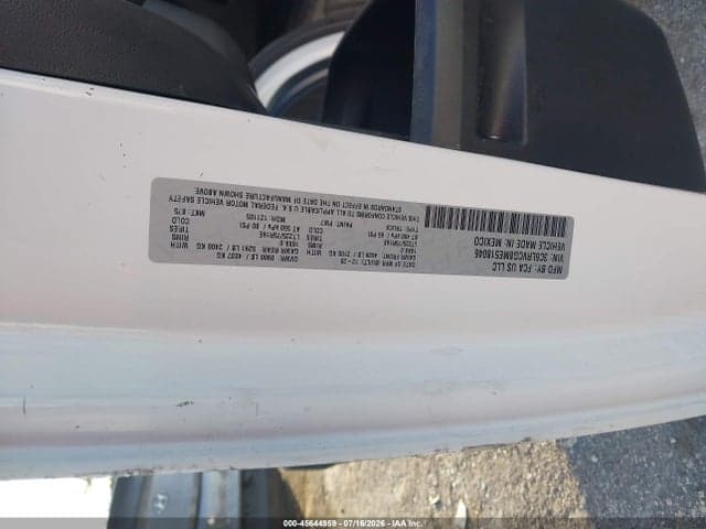 2021 RAM PROMASTER 2500 HIGH ROOF 136 WB 9