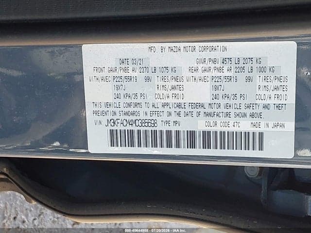 2021 MAZDA CX-5 CARBON EDITION 9