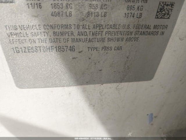 2017 CHEVROLET MALIBU 1LT 9