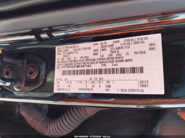 2021 FORD F-150 XLT 9