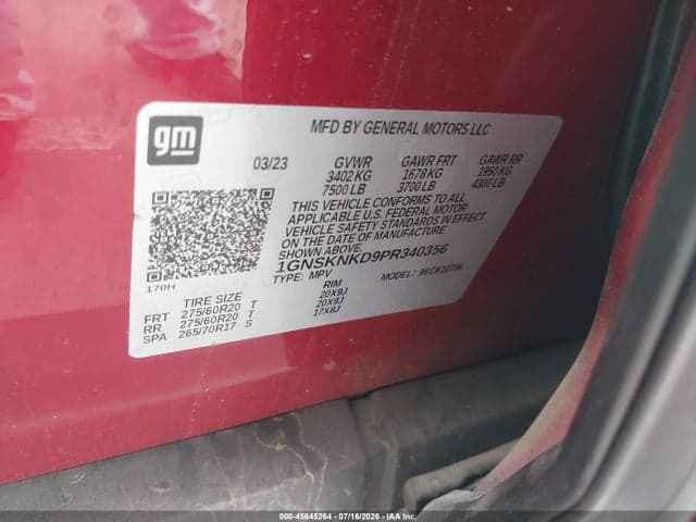 2023 CHEVROLET TAHOE 4WD LT 10