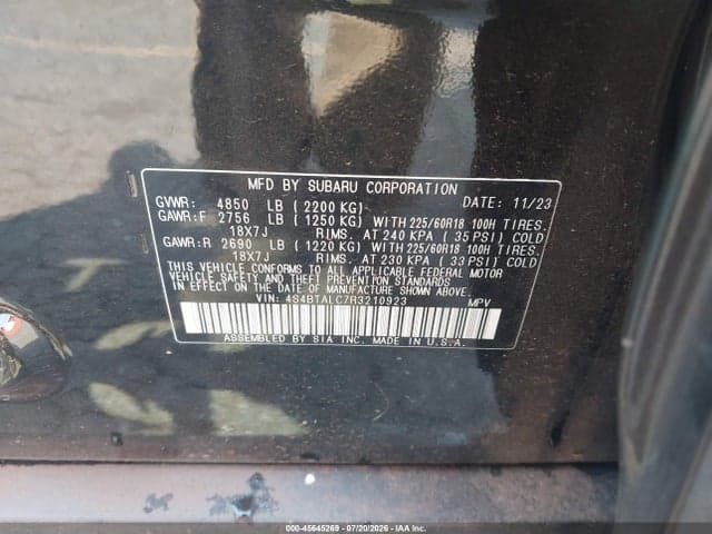 2024 SUBARU OUTBACK ONYX EDITION 9