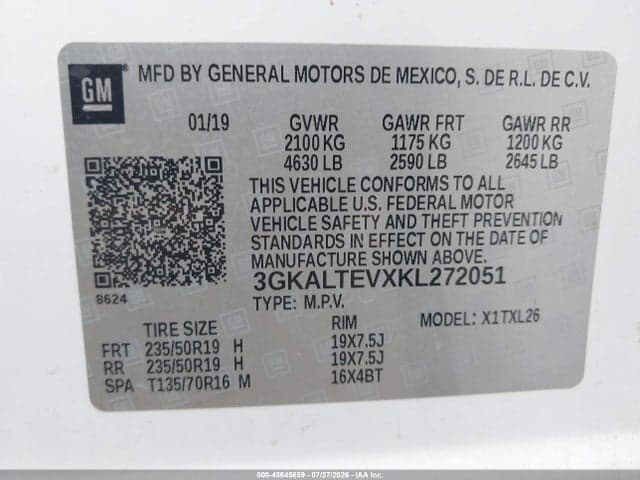 2019 GMC TERRAIN SLE 9