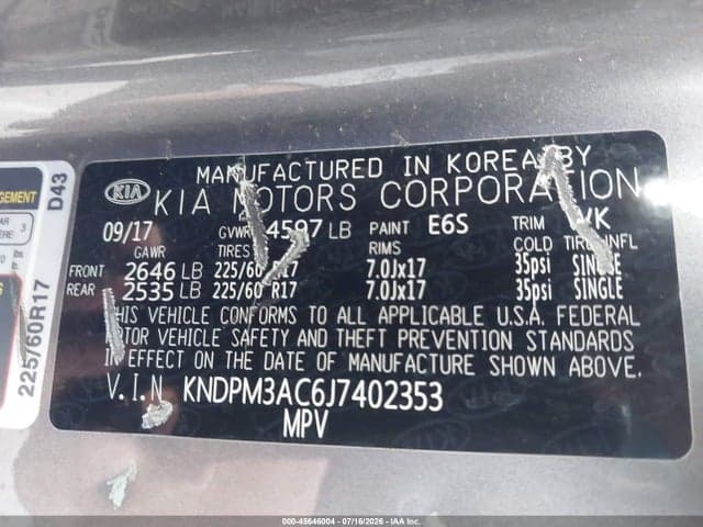 2018 KIA SPORTAGE LX 9