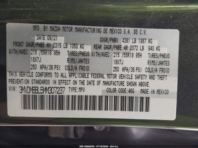 2021 MAZDA CX-30 SELECT 9