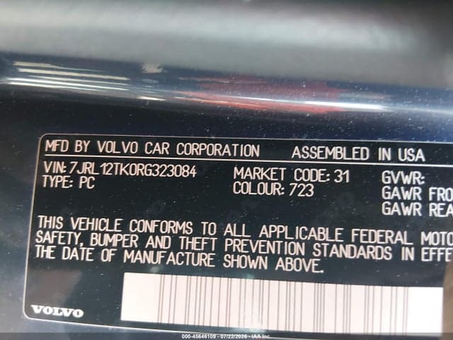 2024 VOLVO S60 B5 CORE DARK THEME 9