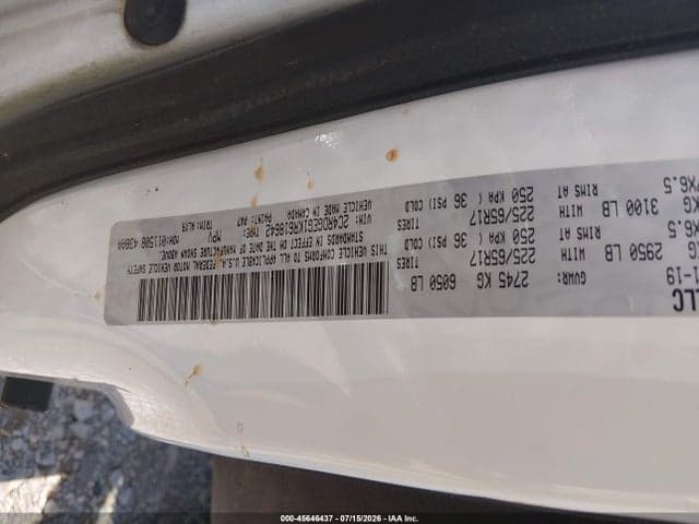 2019 DODGE GRAND CARAVAN GT 9
