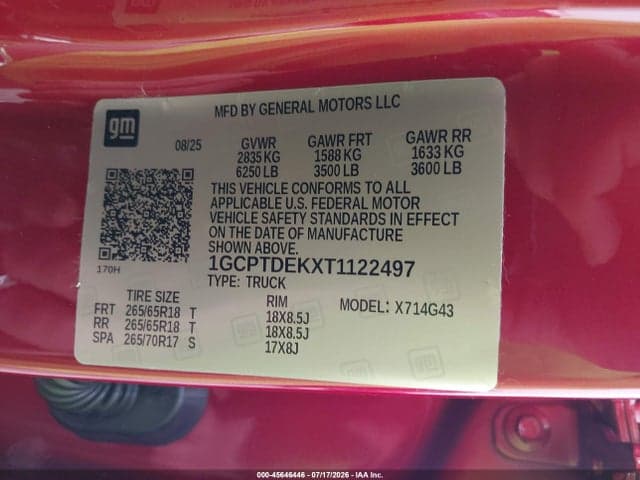 2026 CHEVROLET COLORADO Z71, 4WD 9