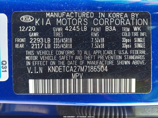 2021 KIA SELTOS SX TURBO 9