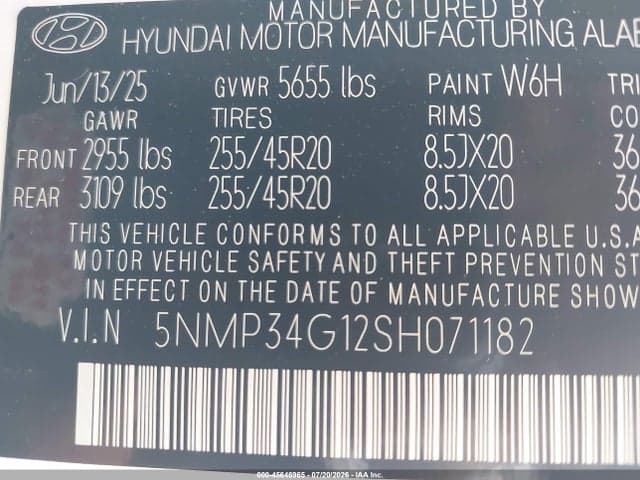 2025 HYUNDAI SANTA FE HYBRID LIMITED 9
