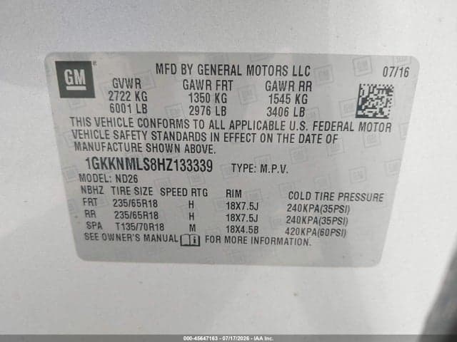 2017 GMC ACADIA SLT-1 9