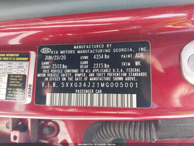 2021 KIA K5 EX 9
