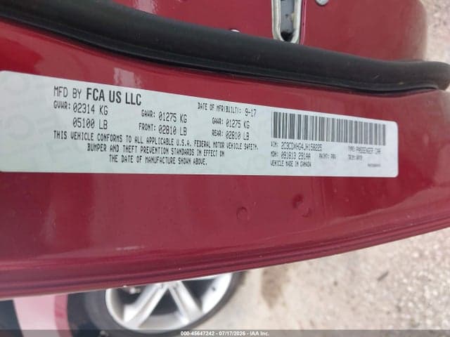 2018 DODGE CHARGER SXT PLUS RWD 9