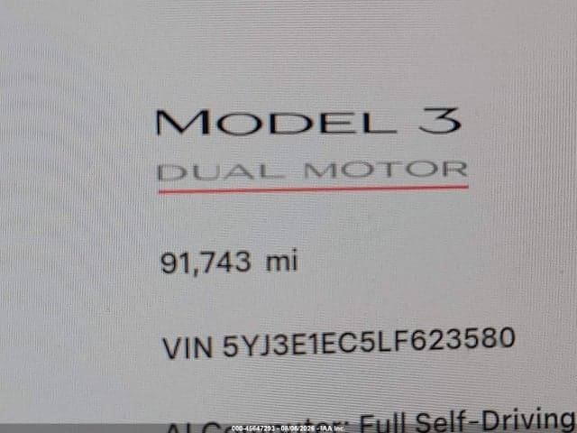 2020 TESLA MODEL 3 PERFORMANCE DUAL MOTOR ALL-WHEEL DRIVE 15