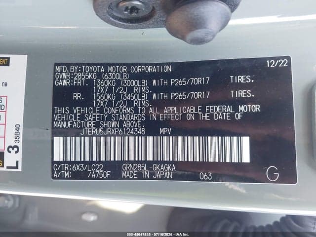 2023 TOYOTA 4RUNNER TRD OFF ROAD PREMIUM 9
