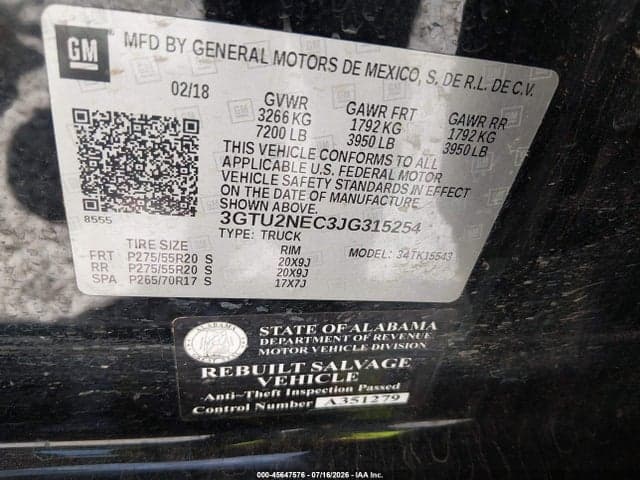 2018 GMC SIERRA 1500 SLT 9