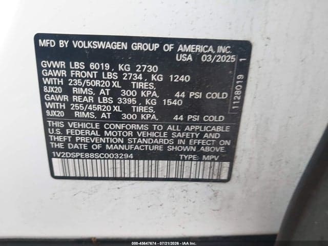 2025 VOLKSWAGEN ID.4 AWD PRO 9