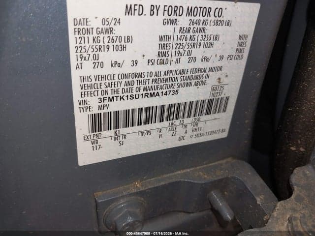2024 FORD MUSTANG MACH-E SELECT 9