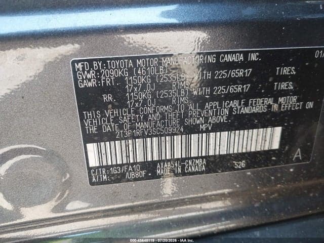 2025 TOYOTA RAV4 XLE 9