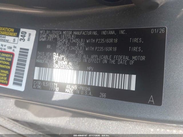 2026 TOYOTA SIENNA XSE 9