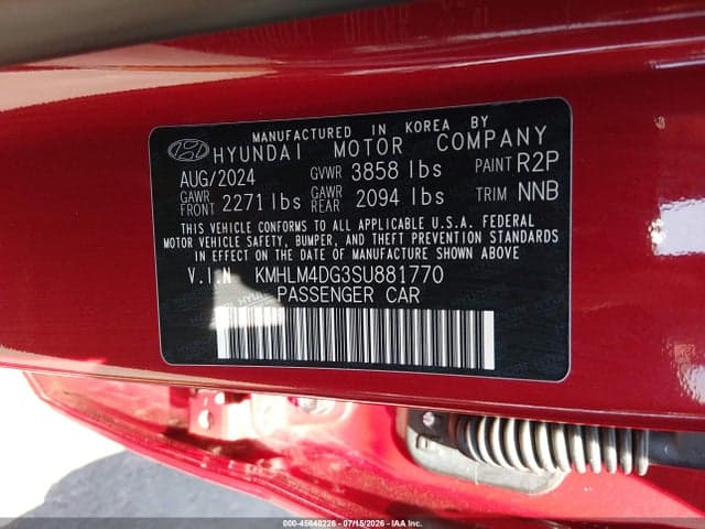 2025 HYUNDAI ELANTRA SEL SPORT 9