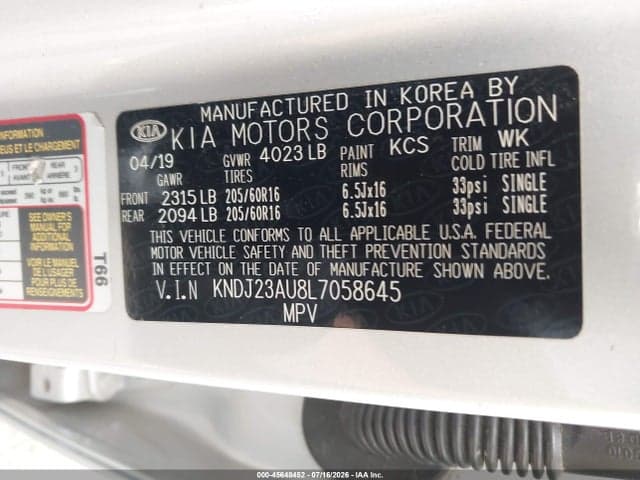 2020 KIA SOUL S 9