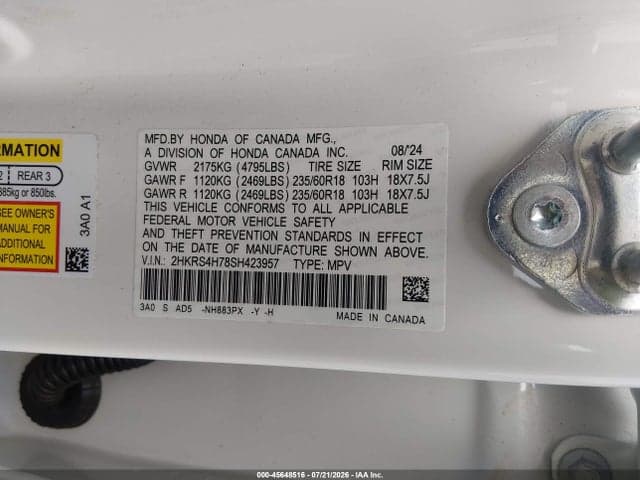 2025 HONDA CR-V EX-L AWD 9