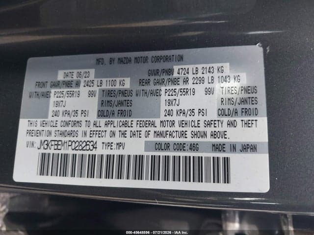 2023 MAZDA CX-5 2.5 S PREMIUM PLUS 9