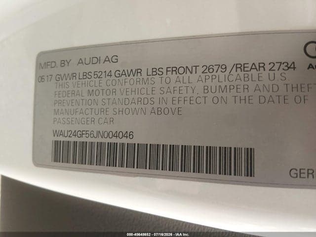 2018 AUDI S5 3.0T PREMIUM PLUS 9
