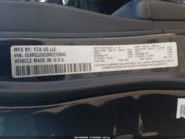 2024 DODGE DURANGO GT PLUS AWD 9