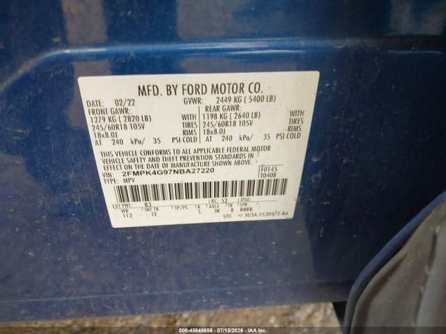 2022 FORD EDGE SE 9