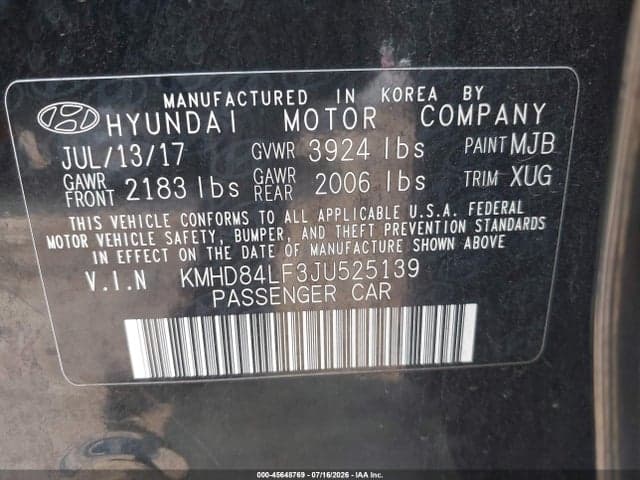 2018 HYUNDAI ELANTRA SEL 9