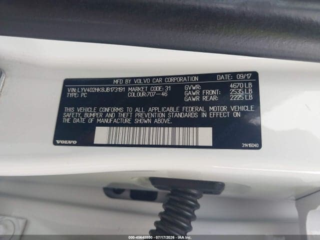 2018 VOLVO S60 INSCRIPTION T5 9