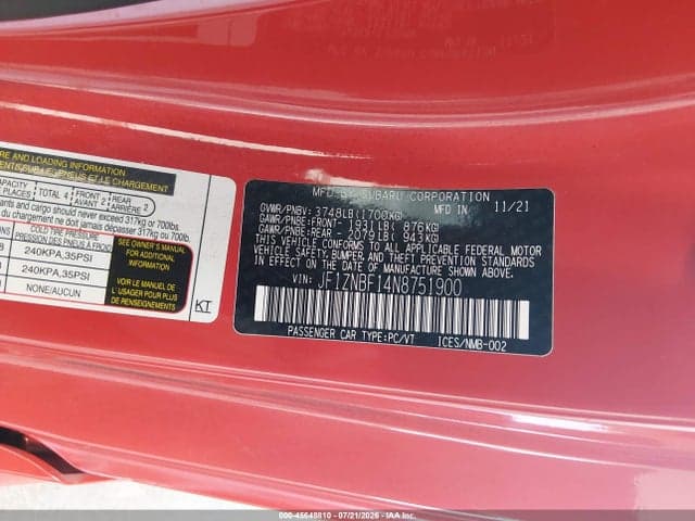 2022 TOYOTA GR86 PREMIUM 9