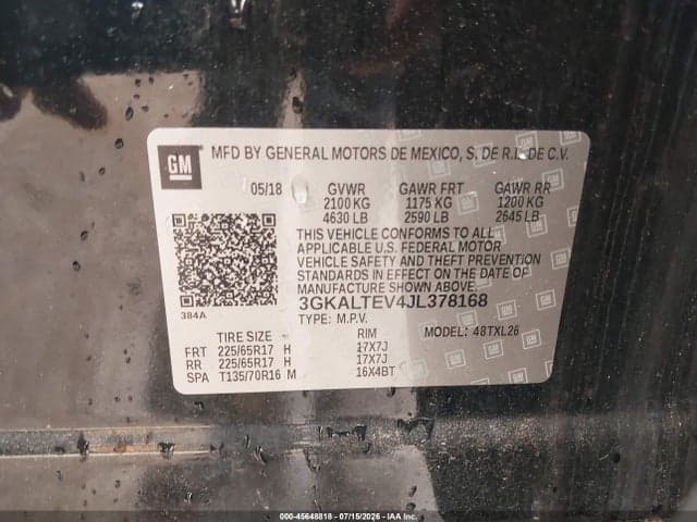 2018 GMC TERRAIN SLE 9