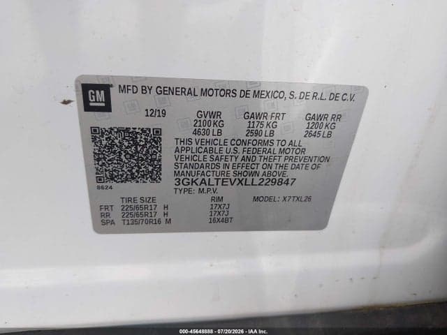 2020 GMC TERRAIN AWD SLE 9