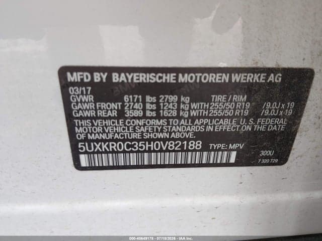 2017 BMW X5 XDRIVE35I 9