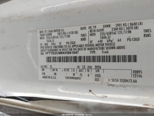 2019 FORD TRANSIT-150 9