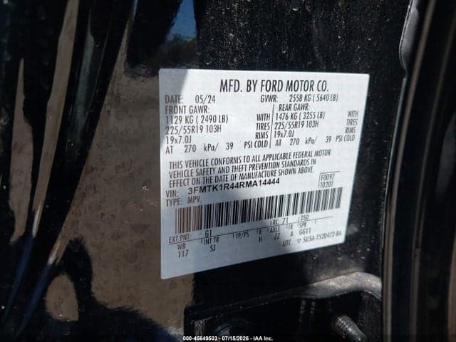 2024 FORD MUSTANG MACH-E SELECT 9